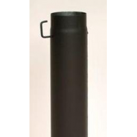 Morafis roura s klapkou 0,5m / 150mm (síla 1,5mm) - černá