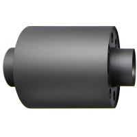 Morafis teplovzdušný výměník 500/350 / 180mm (síla 1,5mm) - černá