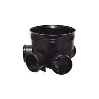 Šachtové dno revizní šachty 400 - DNO,KORUG.ROURA, KG110 SBĚRNÁ T2(vč.těsnění)