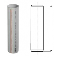 HTGL trubka bez hrdla DN 110/5000mm