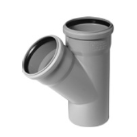 HTEA odbočka DN 110/110/45°