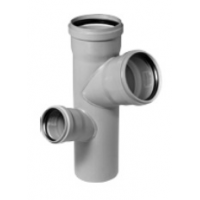 HTEP rohová paneláková odbočka levá DN 110/75/110 67°