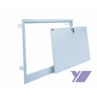 Dvířka plechová DN 4, 760x550mm