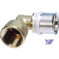 Lisovací koleno s vnitřním závitem COMISA 18 x 1/2