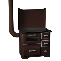 MBS - sporák SD 7 N NEW LINE HNĚDÁ levý