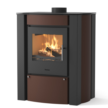 Krbová kamna FLAMINGO ® AMOS hnědá - sametová